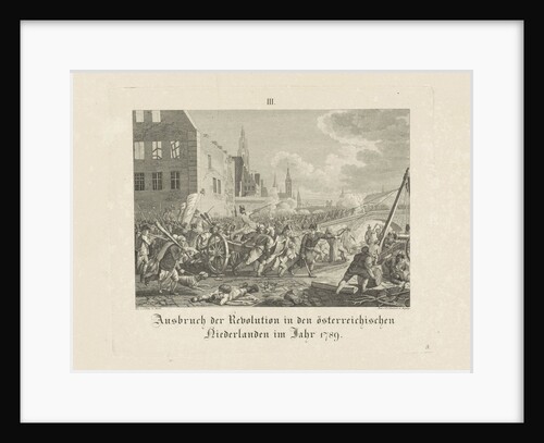Outbreak of the rebellion in Brabant against the Austrian rule of Emperor Joseph II in 1789 by Paul Jacob Laminit