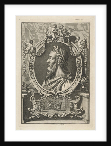 Portrait of poet Clement Marot by Gabriel François Louis Debrie