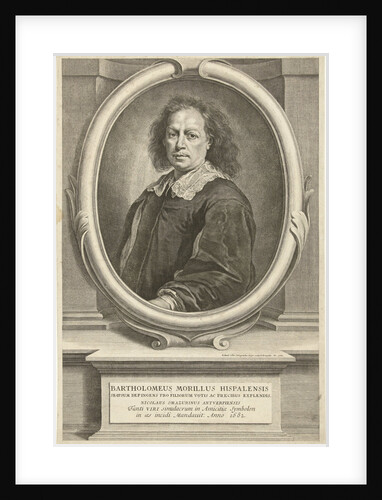 Portrait of the painter Bartolomé Esteban Murill by Nicolas Omazur