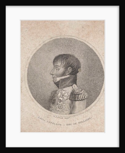 Portrait of Louis Napoleon Bonaparte by Jacob Willem Strunck