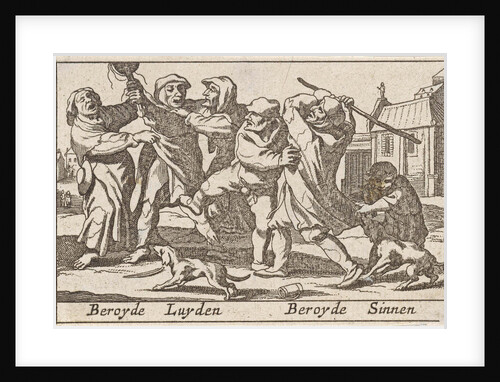 Battle between poor people by Claes Jansz. Visscher II