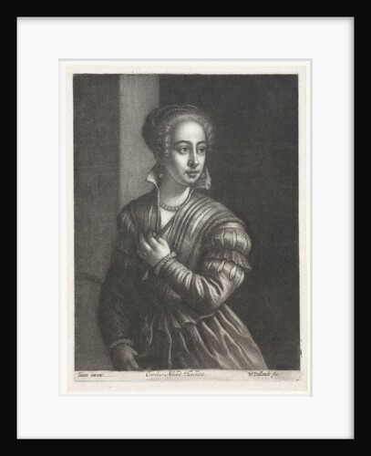 Woman in Venetian dress by Carel Allard