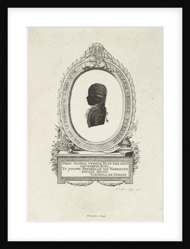 Silhouette Portrait of Frederick, Prince of Orange-Nassau by Willem Coertse
