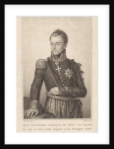 Portrait of William II, King of the Netherlands by Philippus Velijn