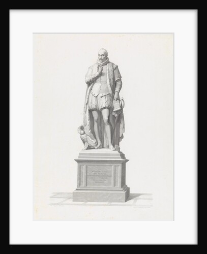 Statue of Prince William I on the Square in The Hague by Edouard Taurel