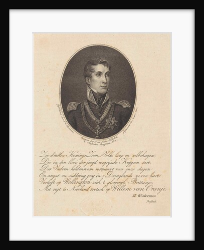 Portrait of William II (king of the Netherlands) by J. van Ledden Hulsebosch