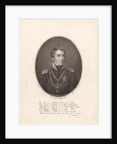 Portrait of William II (king of the Netherlands) by J. van Ledden Hulsebosch