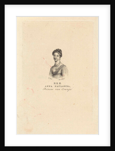 Portrait of Anna Pavlovna Romanowa (Queen of the Netherlands) by Willem van Senus