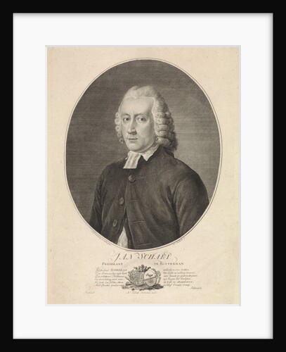 Portrait of Jan Scharp by Willem Bilderdijk