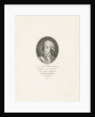 Portrait of Theodorus Cornelis van Herzeele by François Joseph Pfeiffer I