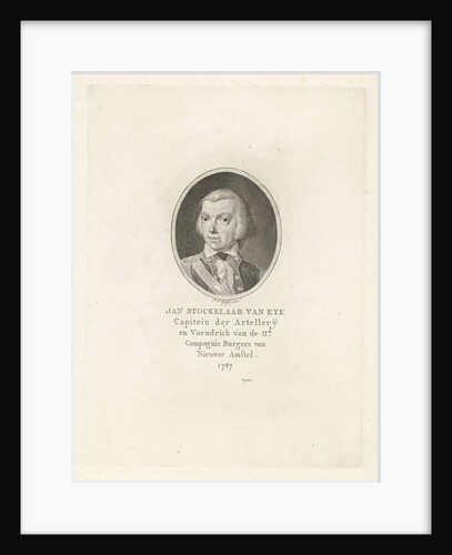 Portrait of Jan Stockelaar van Eyck by François Joseph Pfeiffer I