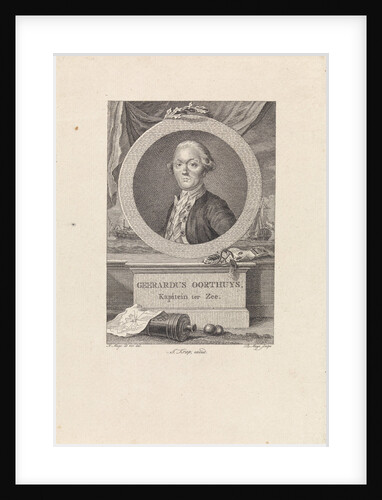 Portrait of Gerardus Oorthuys by Jan Krap Az