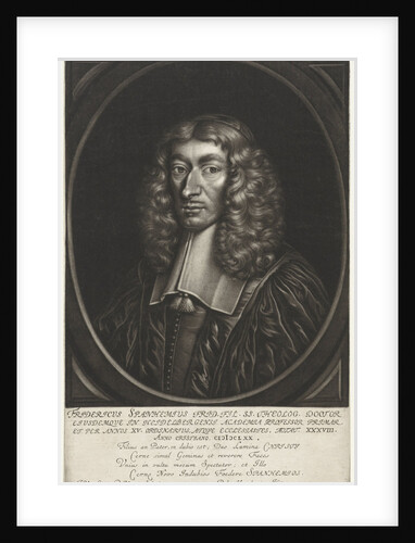 Portrait of Frederick Spanheim II by Robertus Keuchenius
