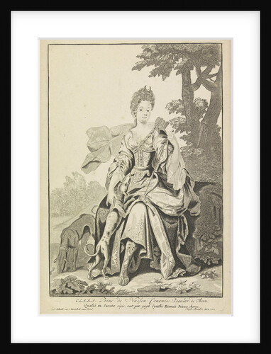 Portrait of Clara Juliana, Countess of Nassau-Siegen by Anonymous