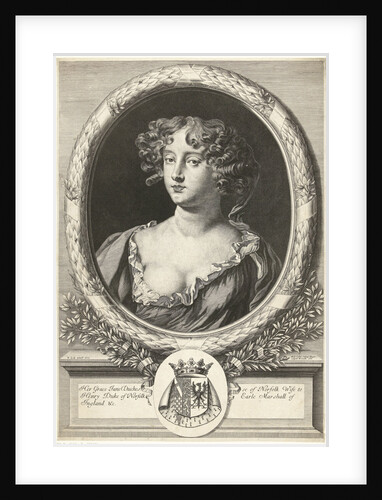 Portrait of Jane Bickerton Duchess of Norfolk by Richard Collin