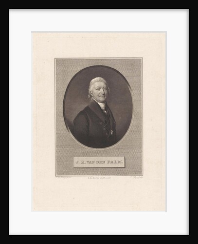 Portrait of Johannes Hendricus van der Palm by David Du Mortier & Zoon