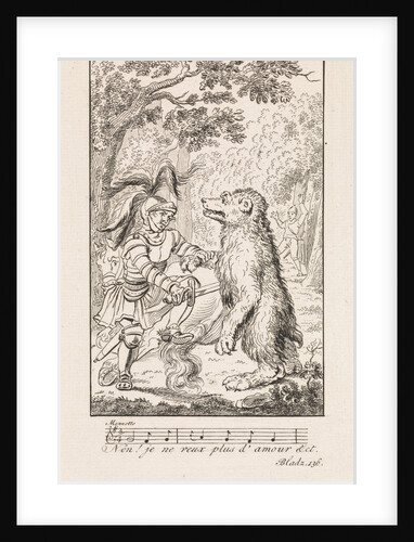 Knight puts a bear down by François Bohn