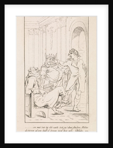 King Midas with donkey ears by François Bohn