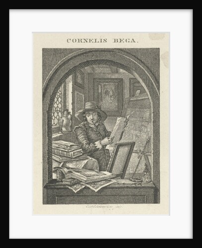 Painter in his studio by Elizabeth Barbara Schmetterling