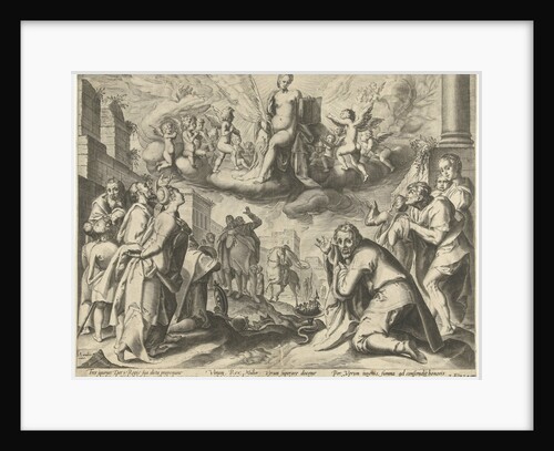 Triumph of Truth by Nicolaes Jansz. Clock