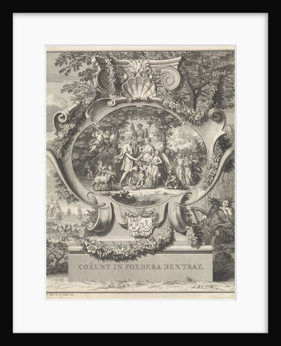 Allegory on the occasion of the marriage of Jacob Alewijn Ghijzen and Perina Vorsterman by Bernard Picart