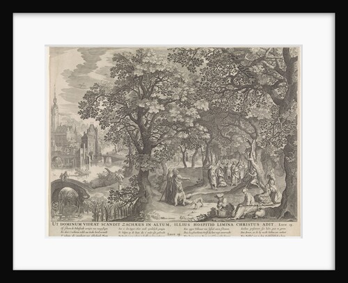 Calling of Zacchaeus by Nicolaes Visscher II