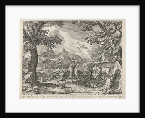 Adam and Eve to work outside the Garden by Abraham Bloemaert