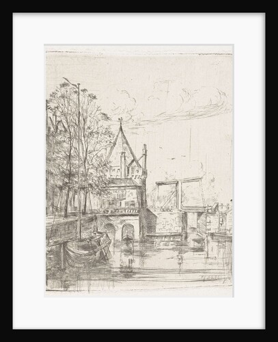 View of the Schreierstoren Amsterdam by Frans Schikkinger