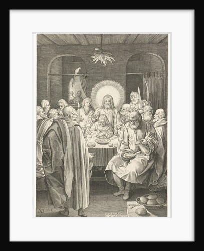 Last Supper by Nicolaes de Bruyn