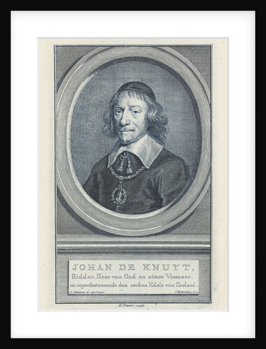 Portrait of Johan de Knuyt by Isaak Tirion