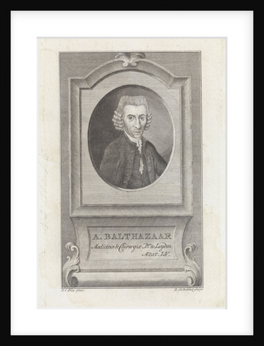 Portrait of Alexander physician Balthasar by Barent de Bakker