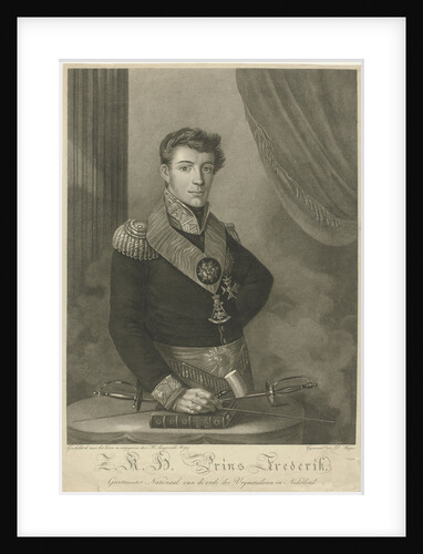 Portrait of Frederick, Prince of the Netherlands by Harmanus Langerveld