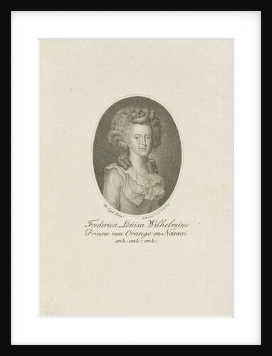 Portrait of Louise, Princess of Orange-Nassau by Johannes Francois Jacobs de Age