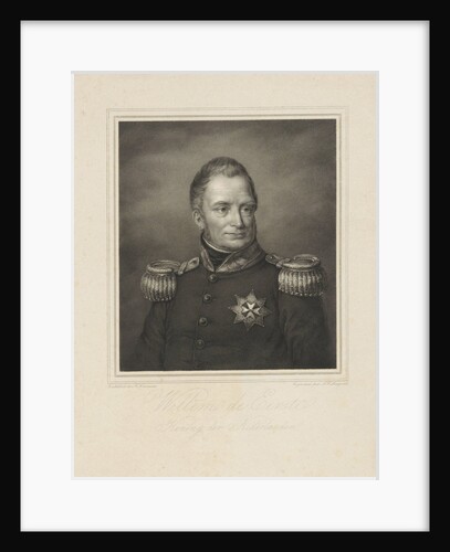 Portrait of Willem I Frederik, King of the Netherlands by Johannes Philippus Lange