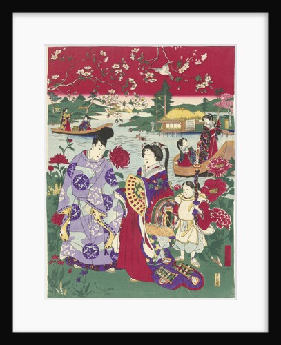 A walk along a pond by Anonymous