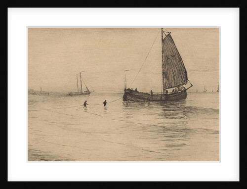 Flood at Katwijk by Carel Nicolaas Storm van 's-Gravesande