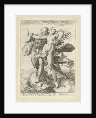 Neptune and Caenis by Hendrick Goltzius