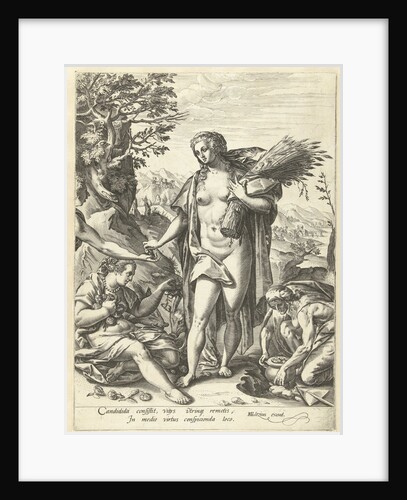 Allegory of charity by Hendrick Goltzius