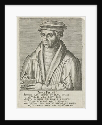 Portrait of Beatus Bild by Hadrianus Junius