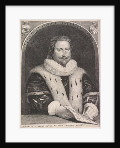 Portrait of Aloysius Contareno by Lucas Vorsterman I
