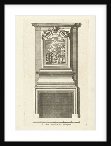 Chimney, interior by Justus Danckerts