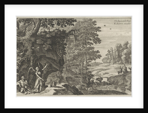 Elijah and the angel by Charles Audran