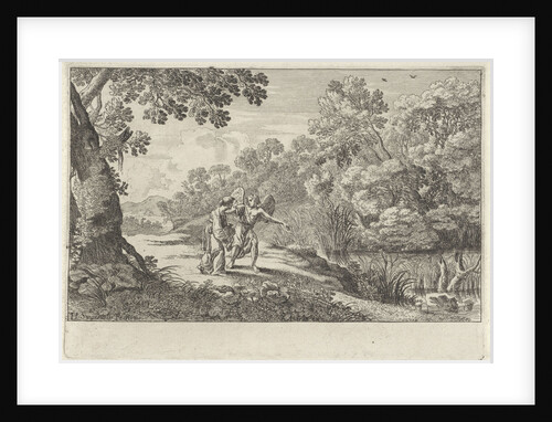 Hagar and the Angel by Herman van Swanevelt