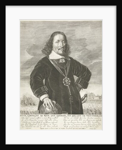 Portrait of Witte Cornelisz de With by Clement de Jonghe