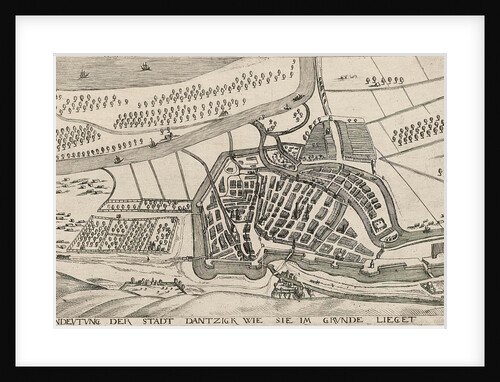 In and around the city of Danzig Series of 14 numbered prints by Frederik de Wit