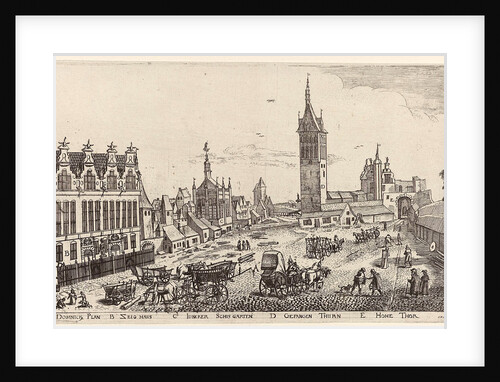 In and around the city of Danzig Series of 14 numbered prints by Frederik de Wit
