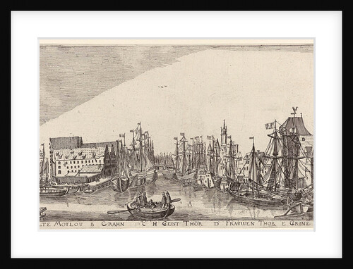 In and around the city of Danzig Series of 14 numbered prints by Frederik de Wit