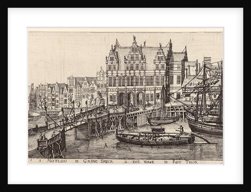 In and around the city of Danzig Series of 14 numbered prints by Frederik de Wit