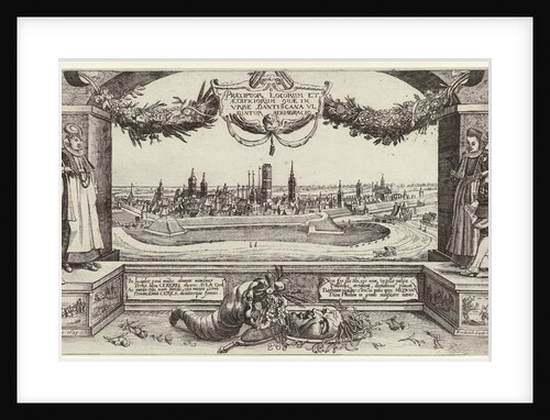 In and around the city of Danzig, with costume left and right by Anonymous