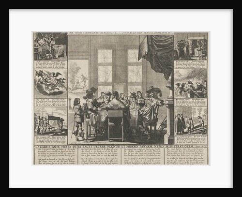 Lazarus and the rich man by Claes Jansz. Visscher II